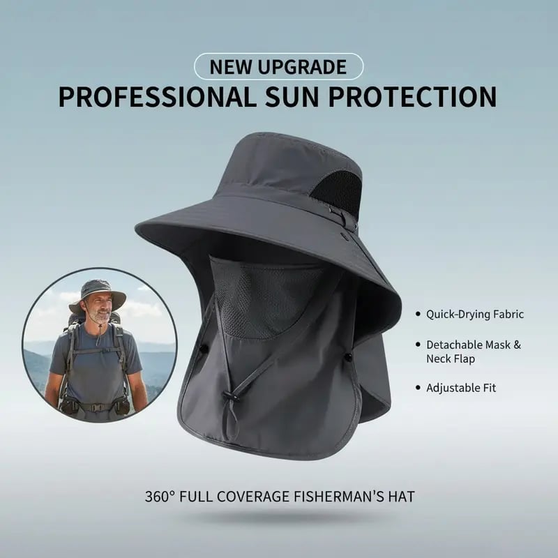 UV Protection Outdoor Fisherman's Hat