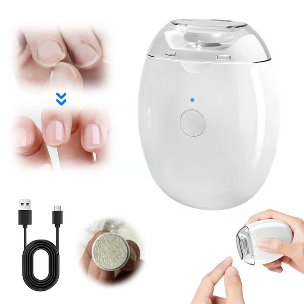 💎 Professional Nails, Zero Salon Visits! 💎 The Adjustable, Auto-Safe Grinder for Natural & Acrylics