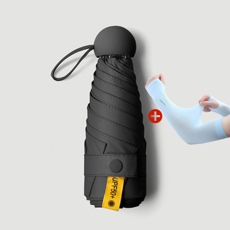 Dual-Purpose Portable Capsule Umbrella