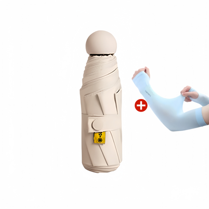 Dual-Purpose Portable Capsule Umbrella