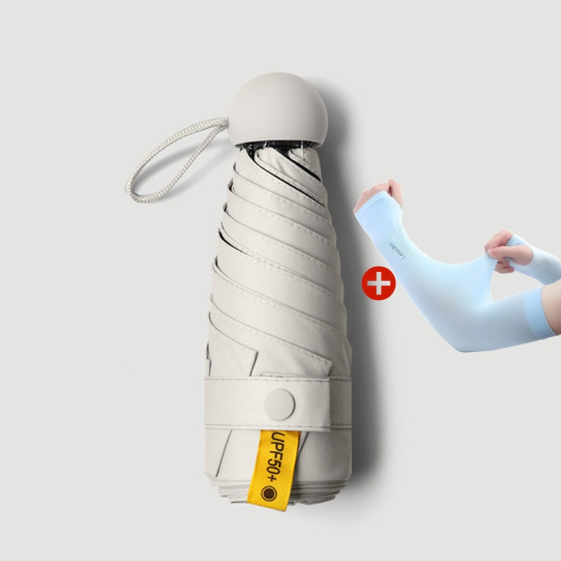 Dual-Purpose Portable Capsule Umbrella