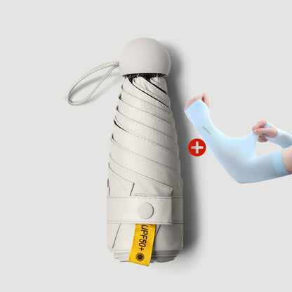 Dual-Purpose Portable Capsule Umbrella