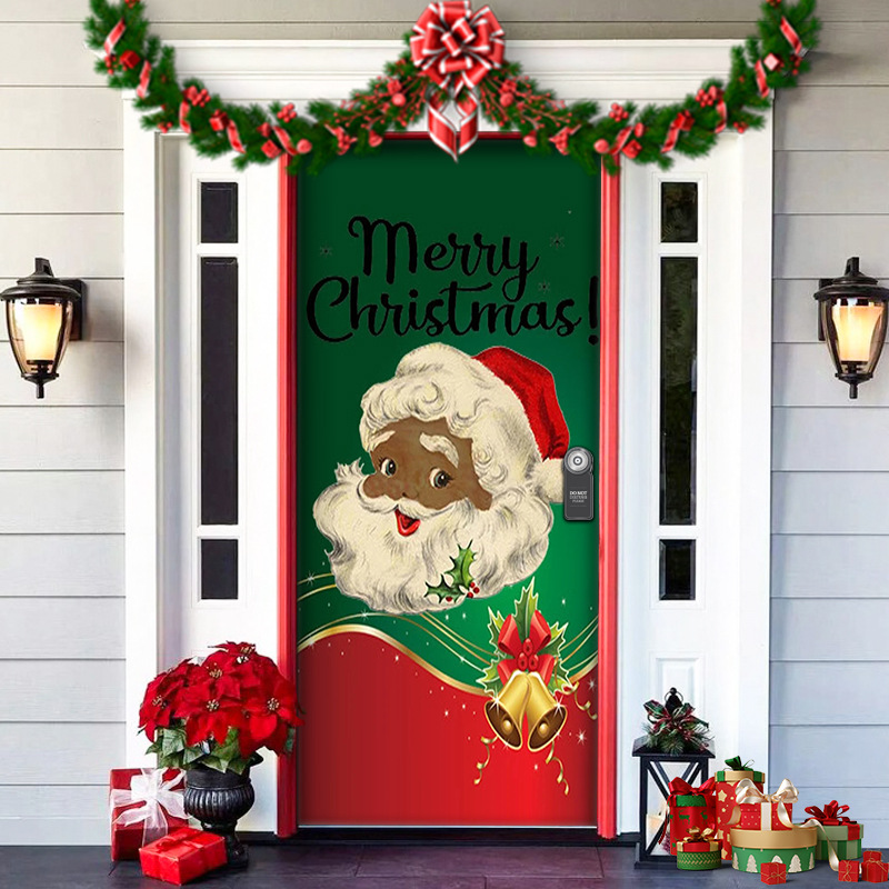 🎄🎅 Christmas Door Cover – Instant Holiday Cheer!