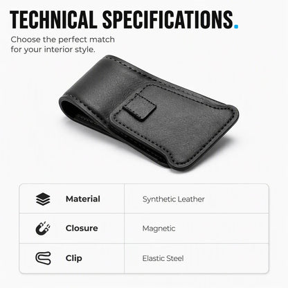 🕶️Car Sunglasses Holder Double Clip Eyeglasses Mount and Ticket Card Clip