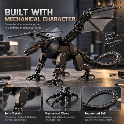 🥚🐉 DragonMorph – Egg to Dragon Transforming Mechanical Toy