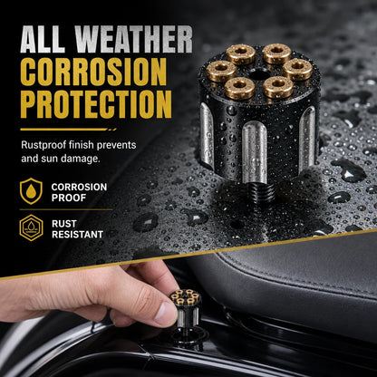 🔥50% OFF!!📢🏍️ Motorcycle CNC Quick Release Seat Bolt – 6mm Seat Cushion Fixing Screw 🔧✨