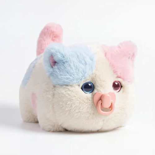 Interactive Fluffy Cat Plush Toy
