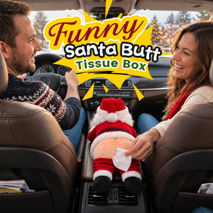 Funny Santa Butt Tissue Box🎅