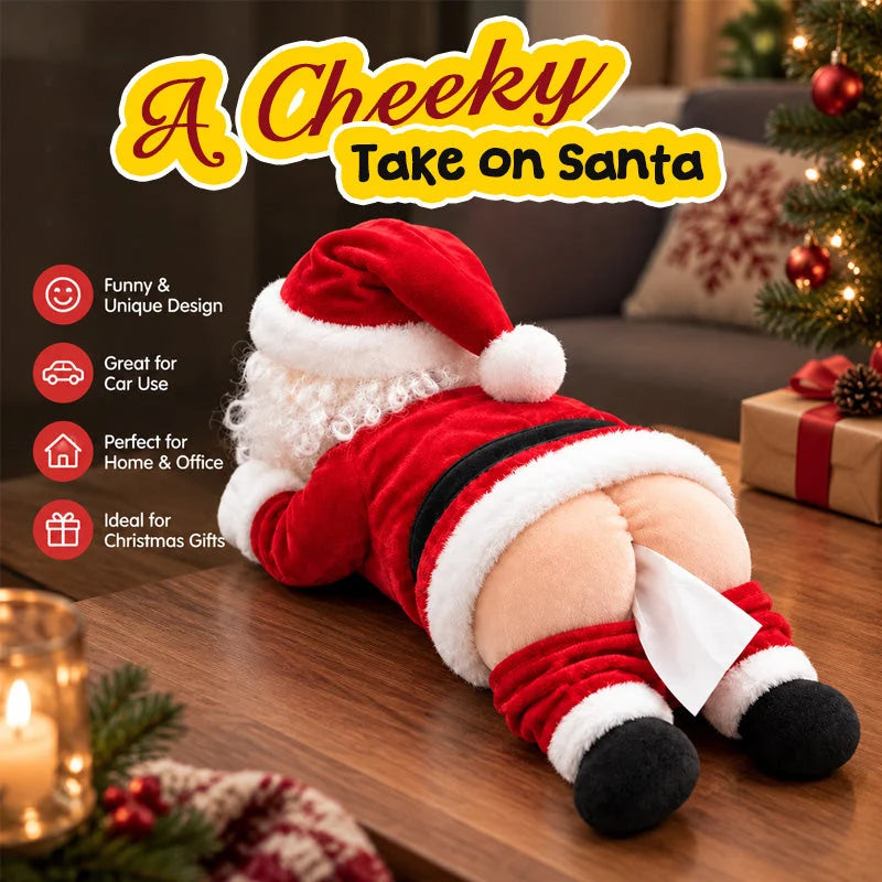 Funny Santa Butt Tissue Box🎅