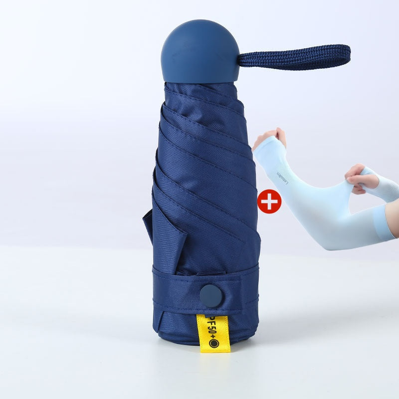 Dual-Purpose Portable Capsule Umbrella