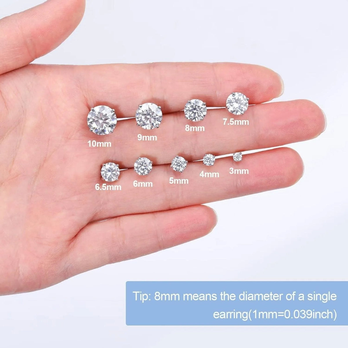 Classic Stud Earrings Set Lightweight Hypoallergenic Everyday Shine Confidence