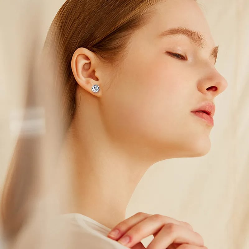Classic Stud Earrings Set Lightweight Hypoallergenic Everyday Shine Confidence