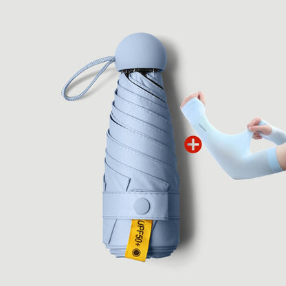 Dual-Purpose Portable Capsule Umbrella