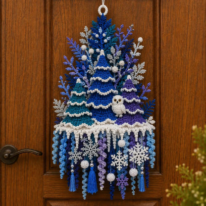 🎃Halloween Early Bird Special Sale 49% OFF-🧶 DIY Seasonal 3D Crochet Door Hanger Kit Collection | ⏳Coordinated Yarn, Filling, Accessories & Step-by-Step Instructions Included 💕