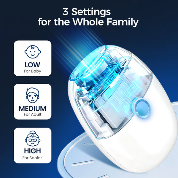 💎 Professional Nails, Zero Salon Visits! 💎 The Adjustable, Auto-Safe Grinder for Natural & Acrylics