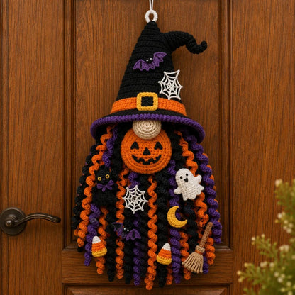 🎃Halloween Early Bird Special Sale 49% OFF-🧶 DIY Seasonal 3D Crochet Door Hanger Kit Collection | ⏳Coordinated Yarn, Filling, Accessories & Step-by-Step Instructions Included 💕