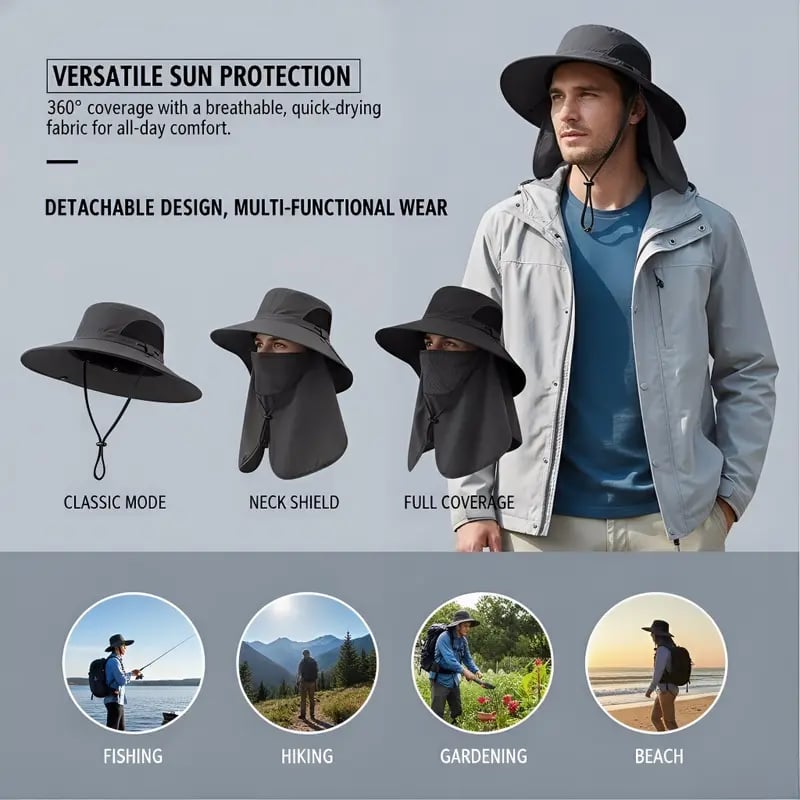 UV Protection Outdoor Fisherman's Hat