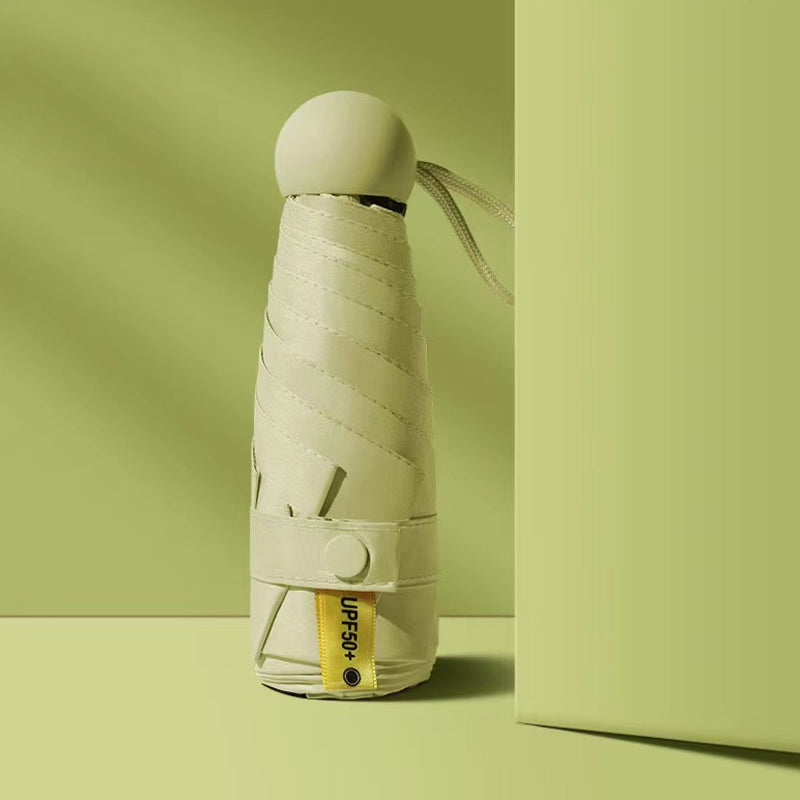 Dual-Purpose Portable Capsule Umbrella