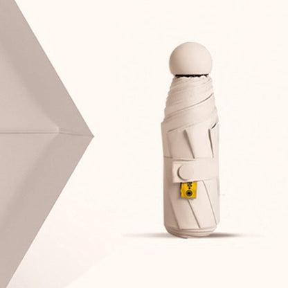 Dual-Purpose Portable Capsule Umbrella