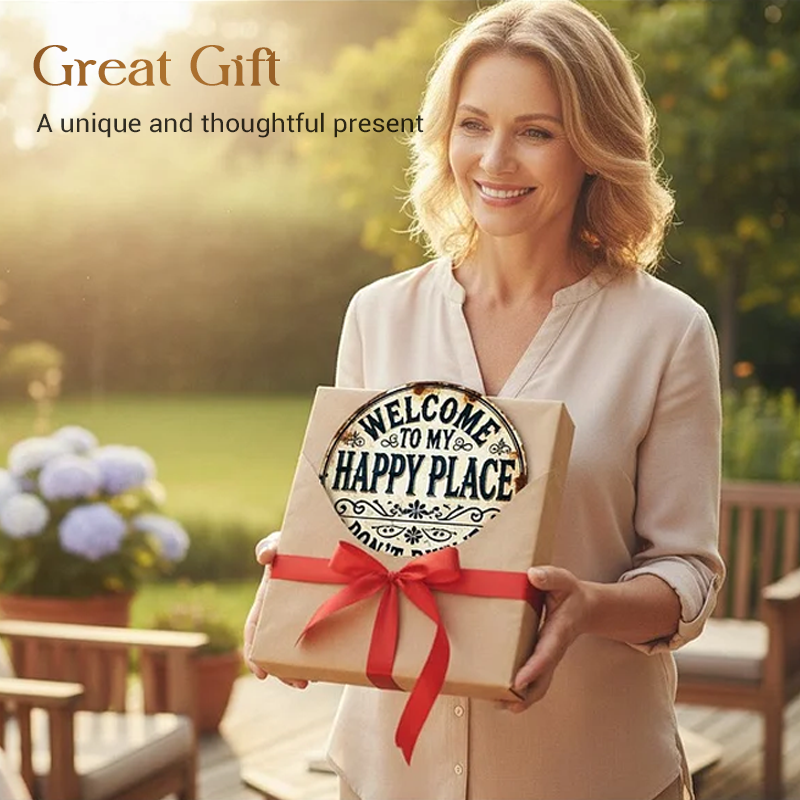 “This Is My Happy Place” Door Sign