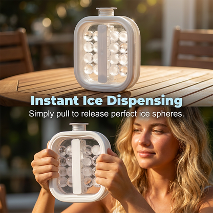 Portable Silicone Ice Ball Maker Bottle 🧊 Freeze, Store & Release Perfect Ice Balls with Ease🔥BUY 2 GET 10% OFF