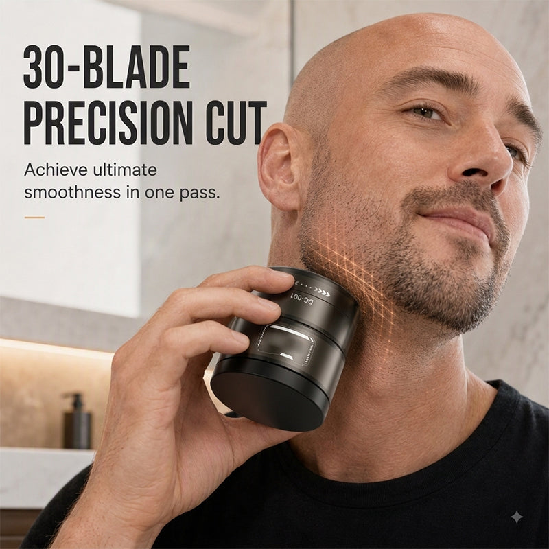 🔥Today’s Special Offer — 50% OFF! 🪒 2-in-1 Head Shaver & Beard Trimmer – 30 Precision Blades, 360° Floating Head & Digital Display ✨