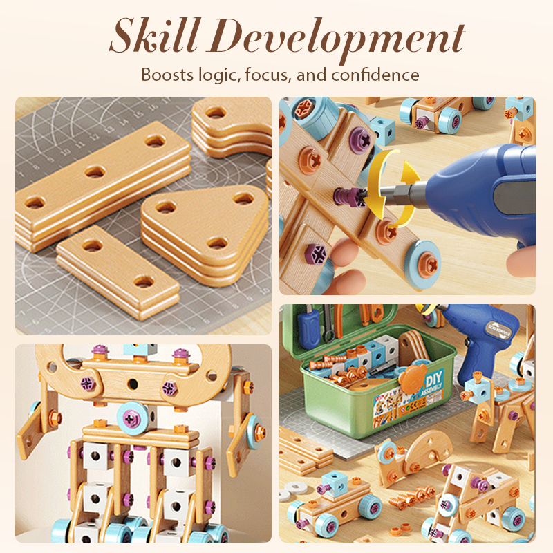 ⏳Time-Limited Special⏰Children's Educational DIY Toy Tool Kit-Build More. Learn More. Play Creatively